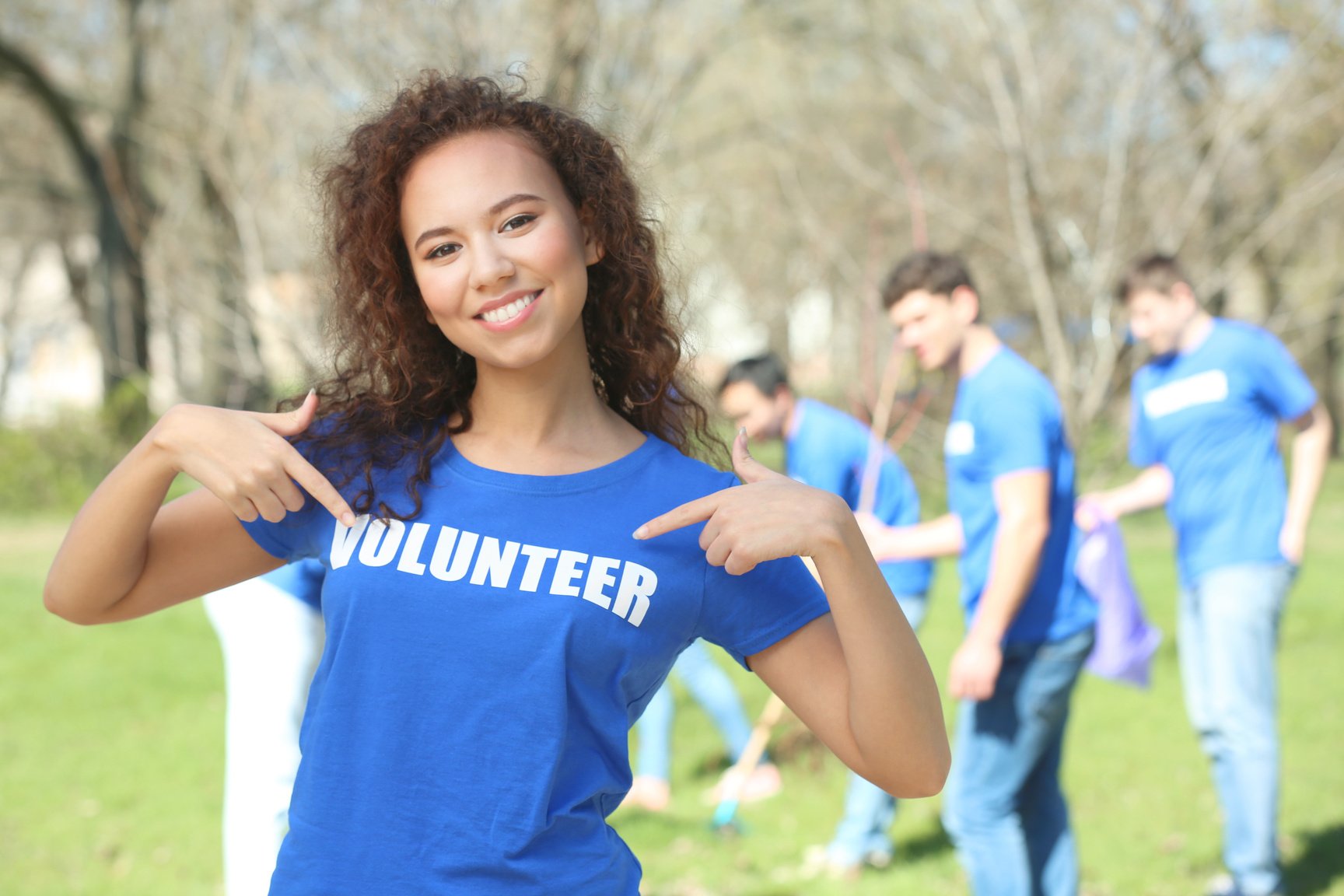 Beautiful Volunteer Outdoors